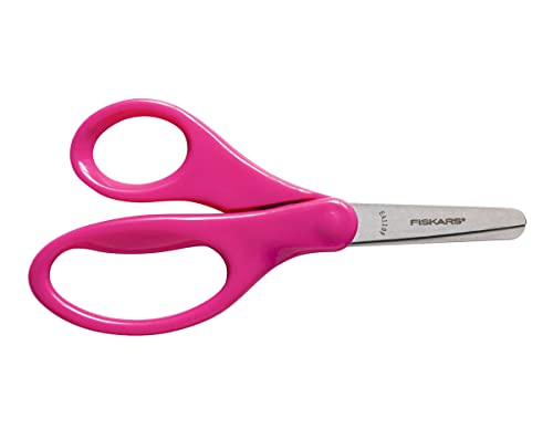 Fiskars Kids Scissors Scissors for School Blunt Tip Scissors 5 Inch Color Received May Vary