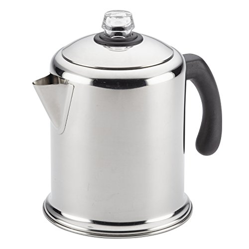 Farberware 47053 Classic Stainless Steel Yosemite 12Cup Coffee Percolator 12 Cup Coffee Maker Silver