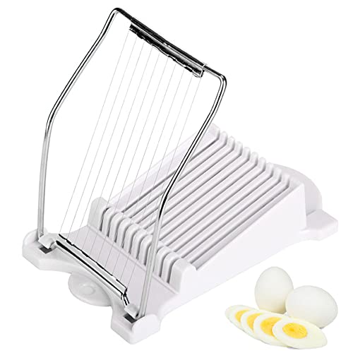 Simosho Luncheon Meat Slicer  304 Food Grade Stainless Steel egg slicer Fruit Soft Cheese Slicer Spam Cutter Dishwasher Safe