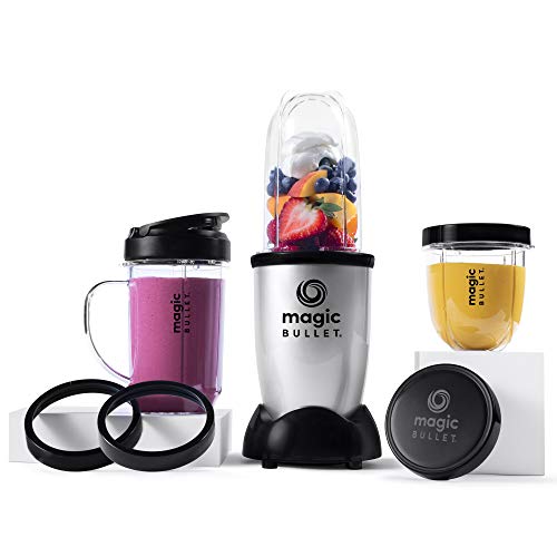 Magic Bullet Blender Small Silver 11 Piece Set