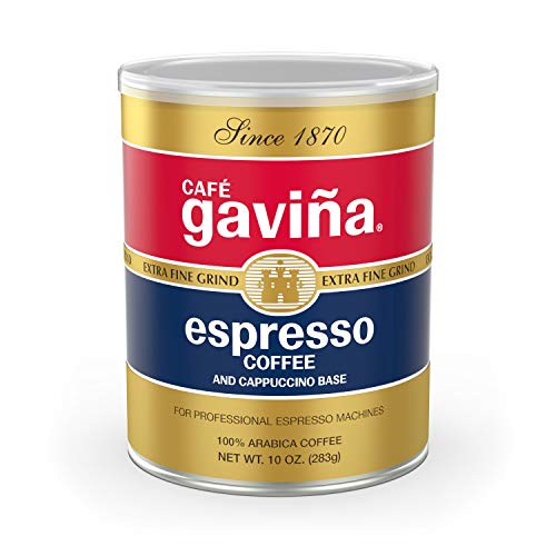 Cafe Gavina Espresso Roast Extra Fine Ground Coffee 100 Arabica 10Ounce Can