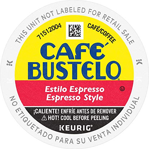 Café Bustelo Espresso Style Dark Roast Coffee 72 Keurig KCup Pods