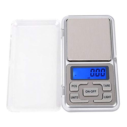 500g 01g Portable Mini Pocket Scale Digital Electronic Food Scale with Backlight High Accuracy Kitchen Scales Food Weighing Scale with Timer