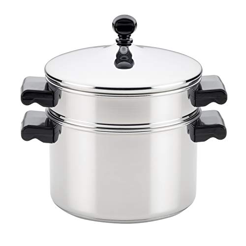 Farberware Classic Series Sauce PotSaucepot with Steamer Insert 3 Quart Silver