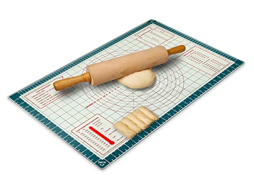 Tempered Glass Baking Board  Cutting Board with Measurements Of 24 x 14 Inch NonStick Dough Rolling Board  Board size 265 X 165 