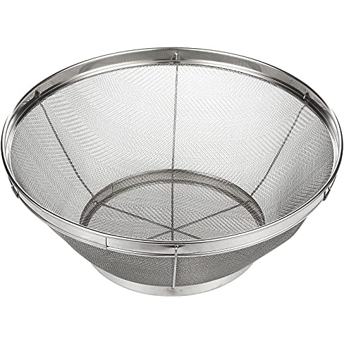 Stainless Steel Fine Mesh Strainer Large Metal Colander for Rice Quinoa Yogurt (1025 x 4 Inches)