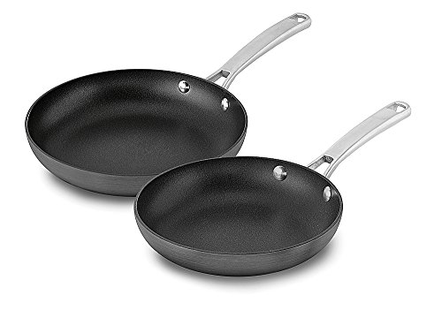 Calphalon Nonstick Frying Pan Set with StayCool Handles 8 and 10Inch Grey