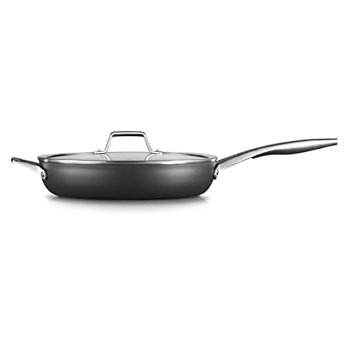 Calphalon Premier HardAnodized Nonstick 12Inch Frying Pan with Lid