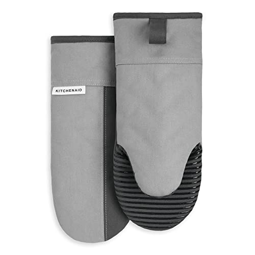 KitchenAid Beacon TwoTone Oven Mitt 2Pack Set 575x13 Cool GreyFrost Grey 2 Count