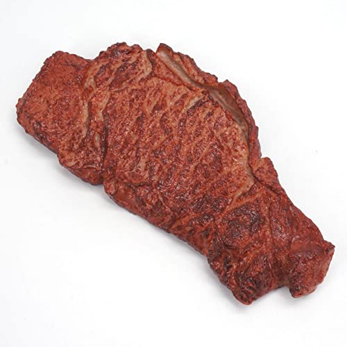 Fake Steak and Artificial Roast Beef Meat  Realistic Cooked Roast Food Replica for Kitchen Props Display (Original Steak)