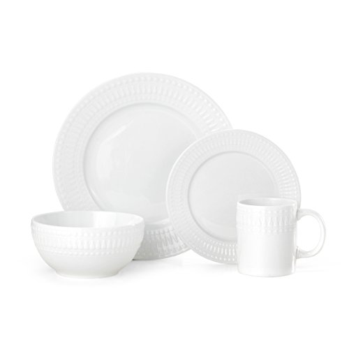 Pfaltzgraff Cassandra 16Piece Porcelain Dinnerware Set Service For 4
