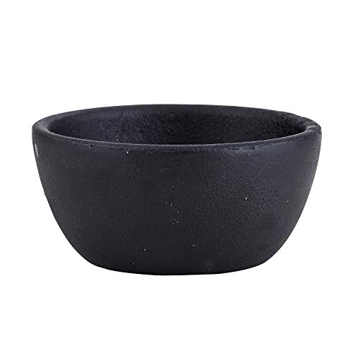 47th  Main Rustic Round Bowl Extra Small Cast Iron Black
