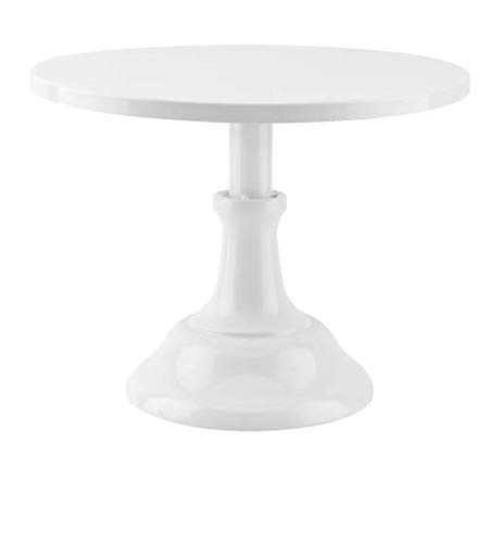 Grand Baker Cake Stand 10 inch Wedding Cake Tools Adjustable Height Fondant Cake Display Accessory for Party bakeware (White)
