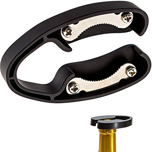 2 Pack Premium Dual Blade Wine Foil Cutter  Wine Bottle Opener Accessory  Gift for Wine Lovers by HQY (Black White)