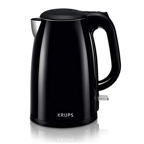 KRUPS BW260850 CoolTouch Stainless Steel Double Wall Electric Kettle 15L 15 L Black