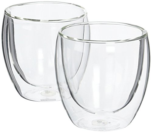 Bodum Pavina Glass DoubleWall Insulated Glasses Clear 8 Ounces Each (Set of 2)