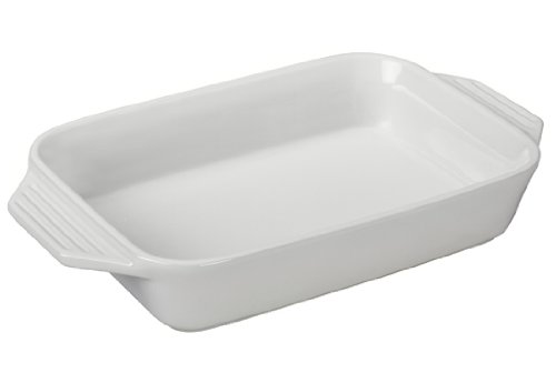 Le Creuset Stoneware Rectangular Dish 18 qt (105 x 7) White