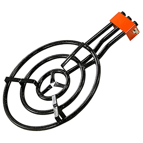 MAGEFESA  Reinforced Paella pan burner 32 inches of diameter perfect for paella makers compatible with almost all paella pan on the market (Tripod not included) (Black)