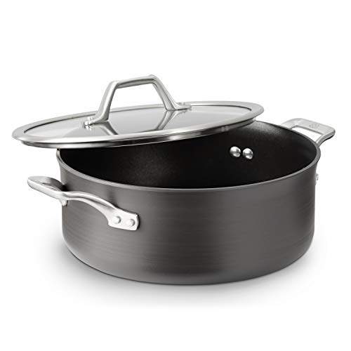 Calphalon 1948252 Signature Hard Anodized Nonstick Covered Dutch Oven 5 quart Black