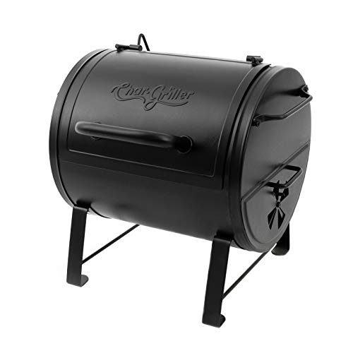 CharGriller E82424 Smoker Side Fire Box Portable Charcoal Grill Black