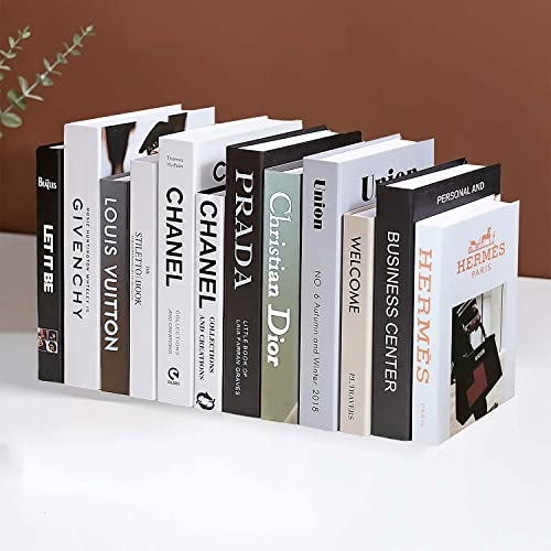 Customed Decorative Books Bundle of Designer Book Decor Inspired Cardboard Boxes  Fake Books for Display Faux Books Office Rustic Home Decor Bookshelf Modern Farmhouse Decor Coffee Table