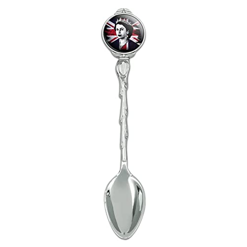 Queen Elizabeth II Novelty Collectible Demitasse Tea Coffee Spoon