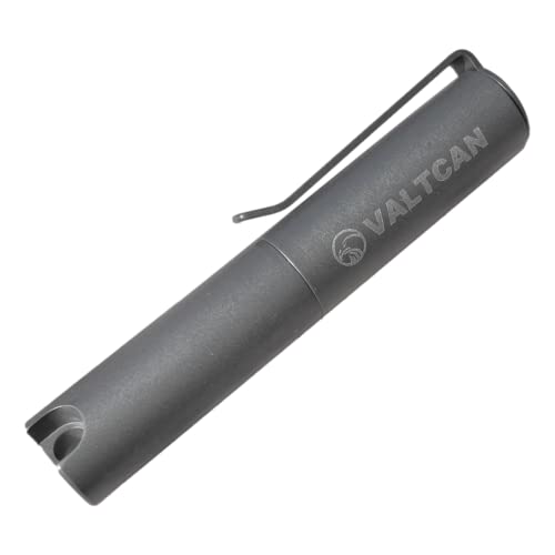 Valtcan Toothpick Holder Titanium Dispenser Pill Canister Keychain Pocket Design Valt_E3