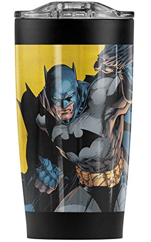 Batman Character Stainless Steel Tumbler 20 oz Coffee Travel MugCup Vacuum Insulated  Double Wall with Leakproof Sliding Lid  Great for Hot Drinks and Cold Beverages
