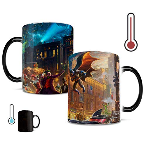 DC Comics  Batman  Dark Knight Saves Gotham City  Morphing Mugs Heat Sensitive Mug  Ceramic Color Changing Heat Reveal Coffee Tea Mug  by Trend Setters Ltd