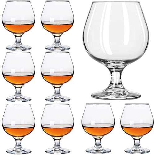 Snifters 35oz Shot Glasses Set of 8 Cute Brandy Cognac Glasses 100ml