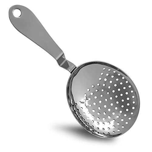 The Art of Craft Julep Strainer Stainless Steel Cocktail Strainer for Home or Commercial Bar