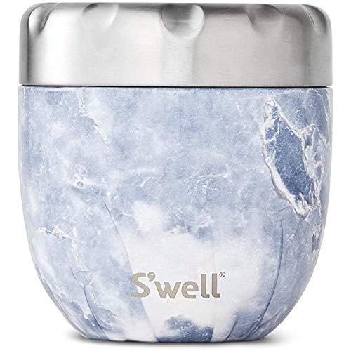 Swell Stainless Steel Bowls TripleLayered VacuumInsulated Containers Keeps Food and Drinks Cold for 12 Hours and Hot for 7with No CondensationBPA Free 16 oz Blue Granite