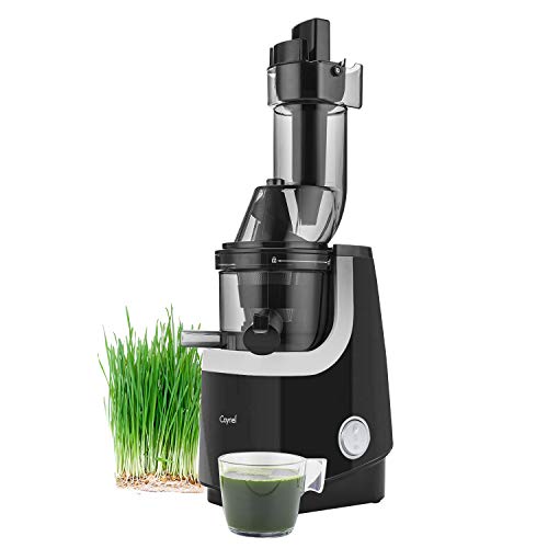 Caynel Whole Slow Juicer Masticating Cold Press Juicer Machine Easy to Clean Higher Nutrients and Vitamins Eastman Tritan Material BPAFree Ultra Efficient 200W 50RPMs