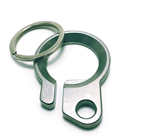 Durable Brass Bottle Opener Key Chains Keyring Belt Clip EDC Kits Hanging Ring
