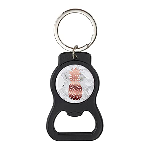 Unique Bottle Opener Key Chain Key Ring Gift for BoyfriendCouplesFriendWomenMenDadGrandpaPapaHusband size 125 x 225inch (Pineapple)