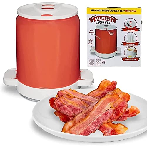 Microwave Bacon Cooker Microwave Bacon Cooker Bacon Rack Bacon Cooker for Microwave Oven Reduce Fat by up to 35 for a Healthy Breakfast Microwave Bacon Tray Make Crispy Bacon in Minutes (1PCS)