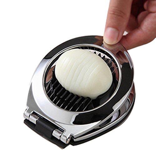 Stainless Steel Egg Slicer With 3 Slicing Styles