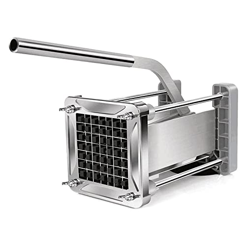 French Fry Cutter CUGLB Professional Commercial Grade Heavy Duty Potato Chipper Cutter with 12 Inch Cutting Blades for Potatoes Carrots etc