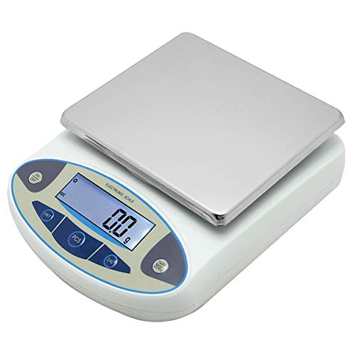 CGOLDENWALL Lab Scale 10kgx01g Digital Precision Scale Electronic Balance Laboratory Weighing Industrial Scale Kitchen Counting Scale Scientific Scale Calibrated 110V (10kg 01g)