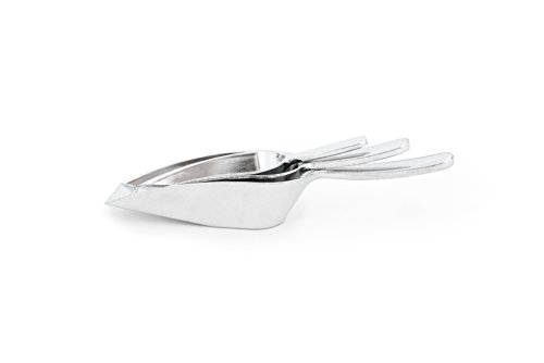 Fox Run Brands Aluminum Ice Scoop 3Piece Set Silver