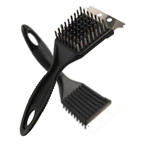 Academyus Barbecue Grill Cleaning Brush Oven Scraper Metal Steel Wire BBQ Cleaner Tool