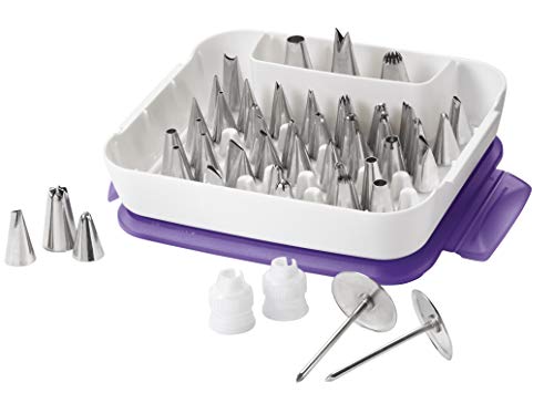 Wilton 55Piece Cake Supply Master Decorating Tip Set