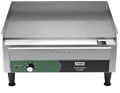 Waring Commercial WGR240X Countertop Electric Griddle 24 Cooking Surface 240V 3000W 620 Phase Plug