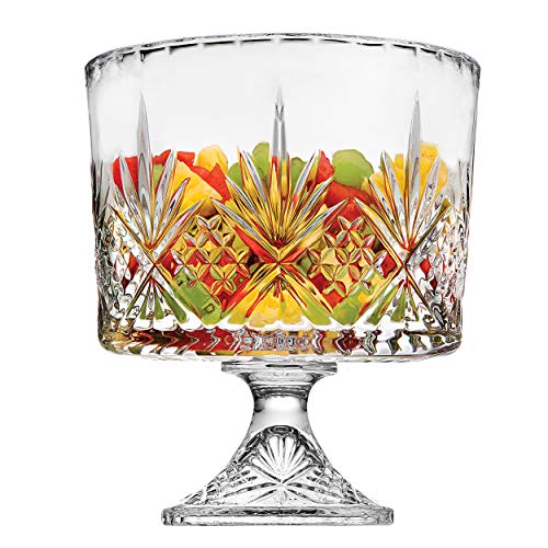 Godinger Gourmet Trifle Bowl Dish  Dublin Crystal Collection