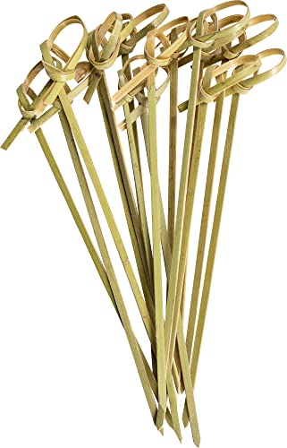 300 Count Bamboo Knot Picks  475 Inch Appetizer Sandwich  Cocktail Drinks Skewer Toothpicks