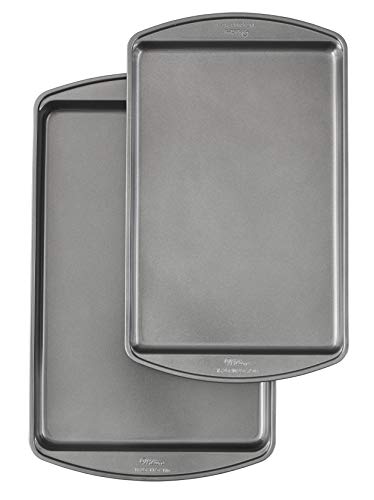 Wilton Perfect Results Premium NonStick Bakeware Cookie Baking Sheets Set 2Piece Steel