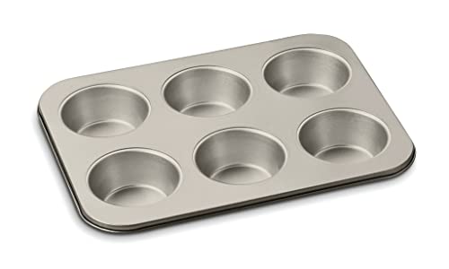 Cuisinart Chefs Classic Nonstick Bakeware 6Cup Jumbo Muffin Pan Champagne