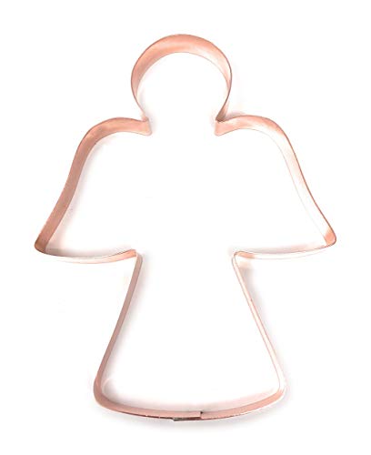 Tagliapasta Rame Vintage Edd Copper - Forma Angelo 8x8,5 Cm Con Manico, Per Biscotti E Decorazioni