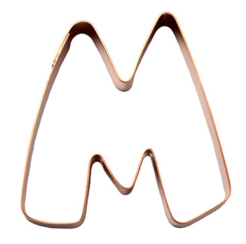 The Letter M Copper Alphabet Cookie Cutter
