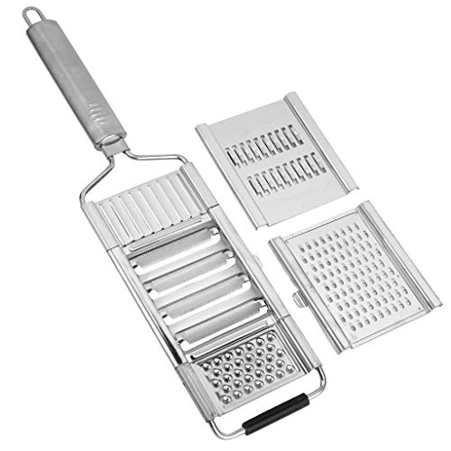 MultiPurpose 3in1 Vegetable Slicer Stainless Steel Grater Peeler suit for Home Kitchen Vegetables Cheese Lemon Shredder Tool